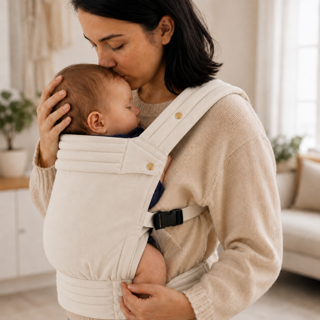 Porte-bébé beige - Doucly Sable