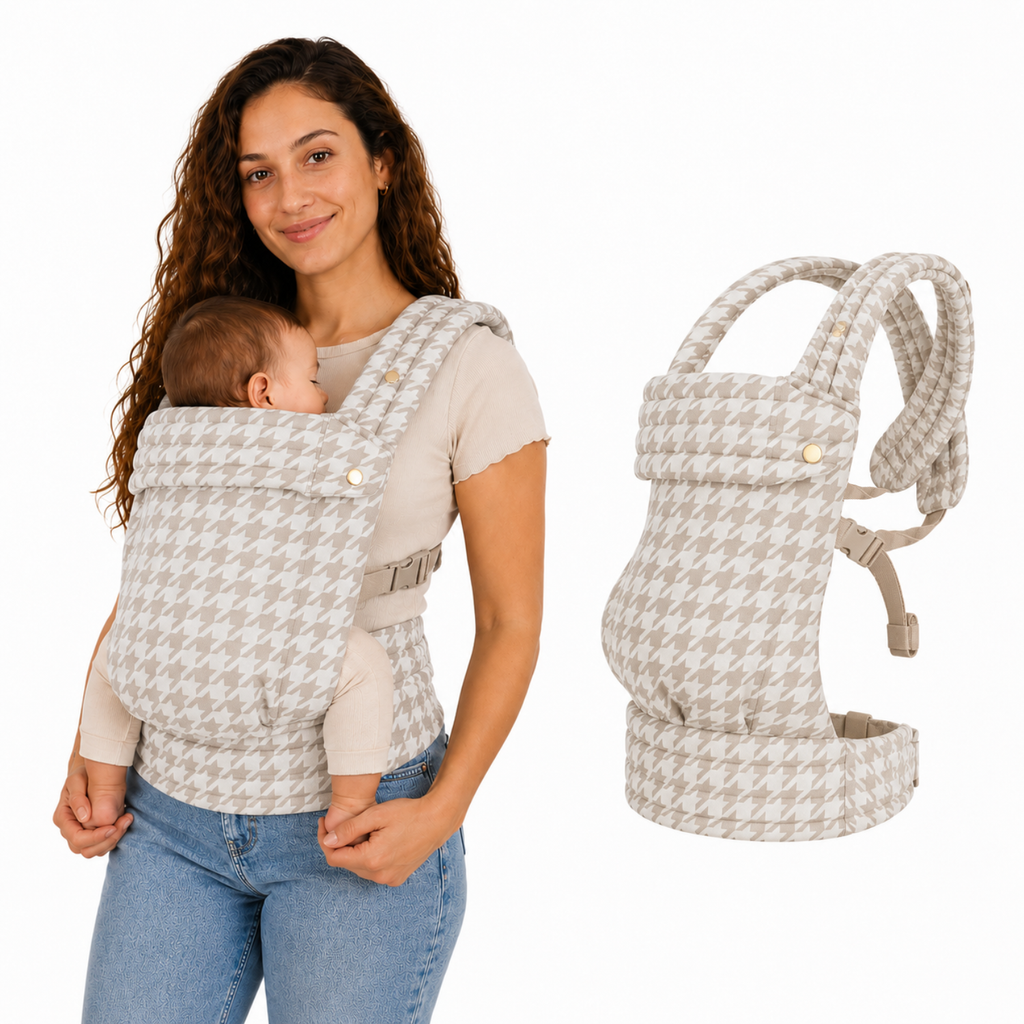 Porte-bébé beige signature - Doucly Nova
