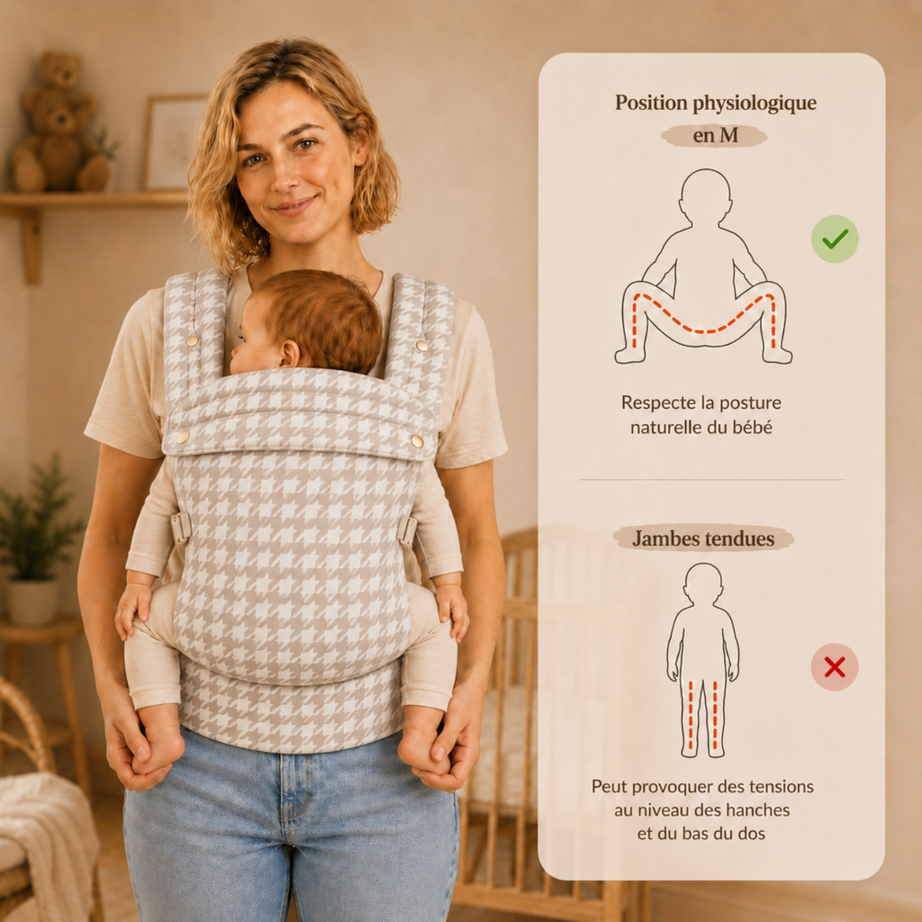 Porte-bébé noir - Doucly Onyx