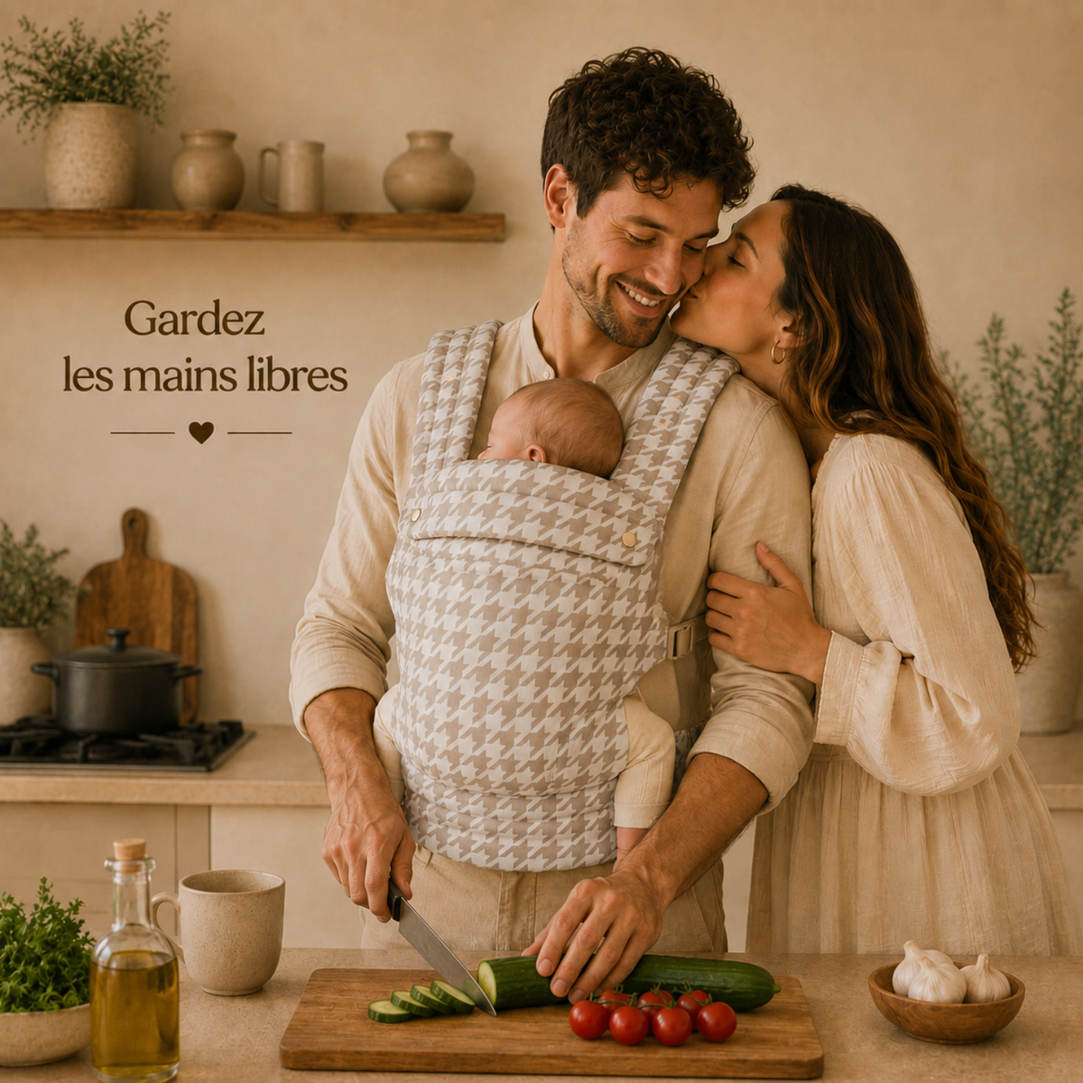Porte-bébé noir - Doucly Onyx
