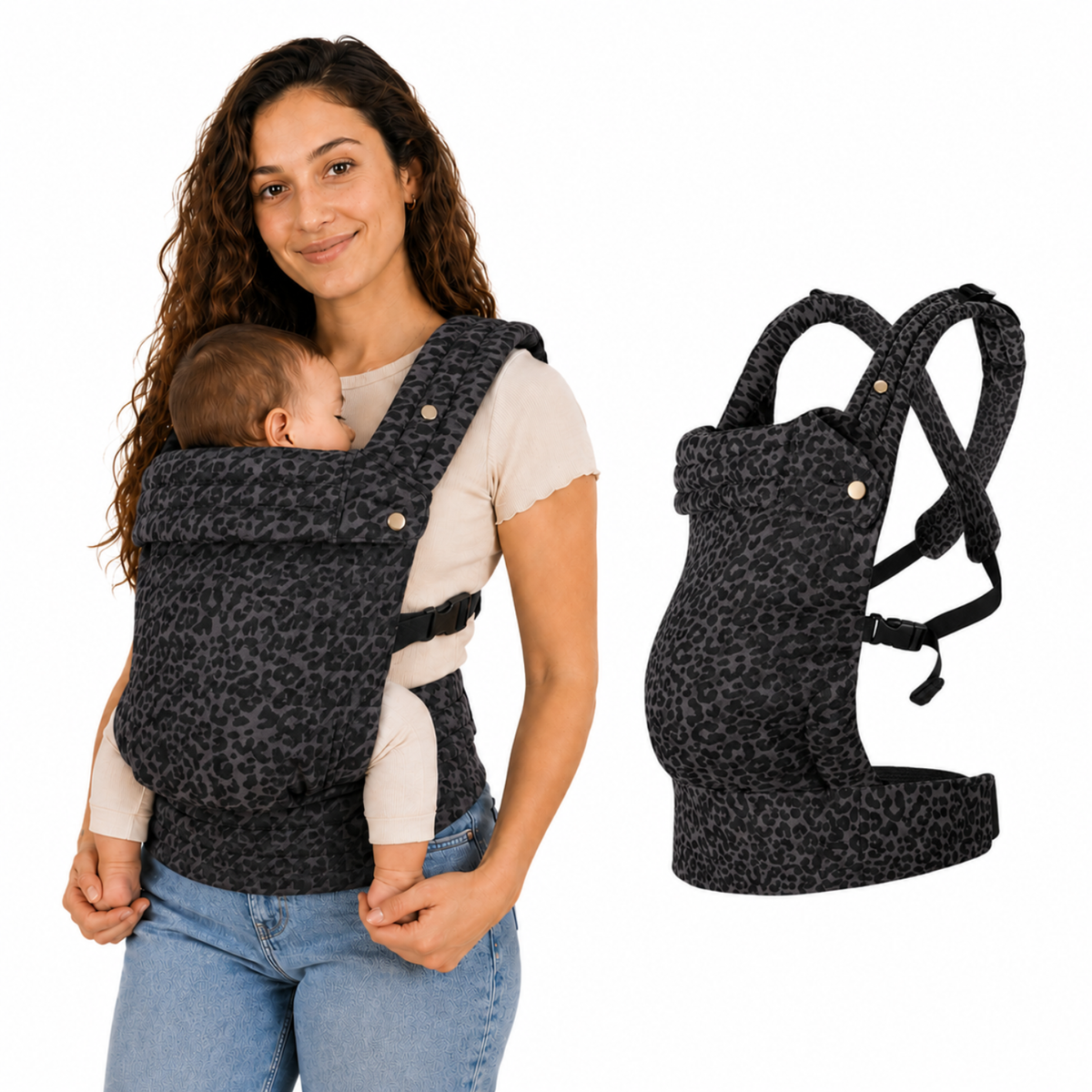 Porte-bébé noir - Doucly Onyx