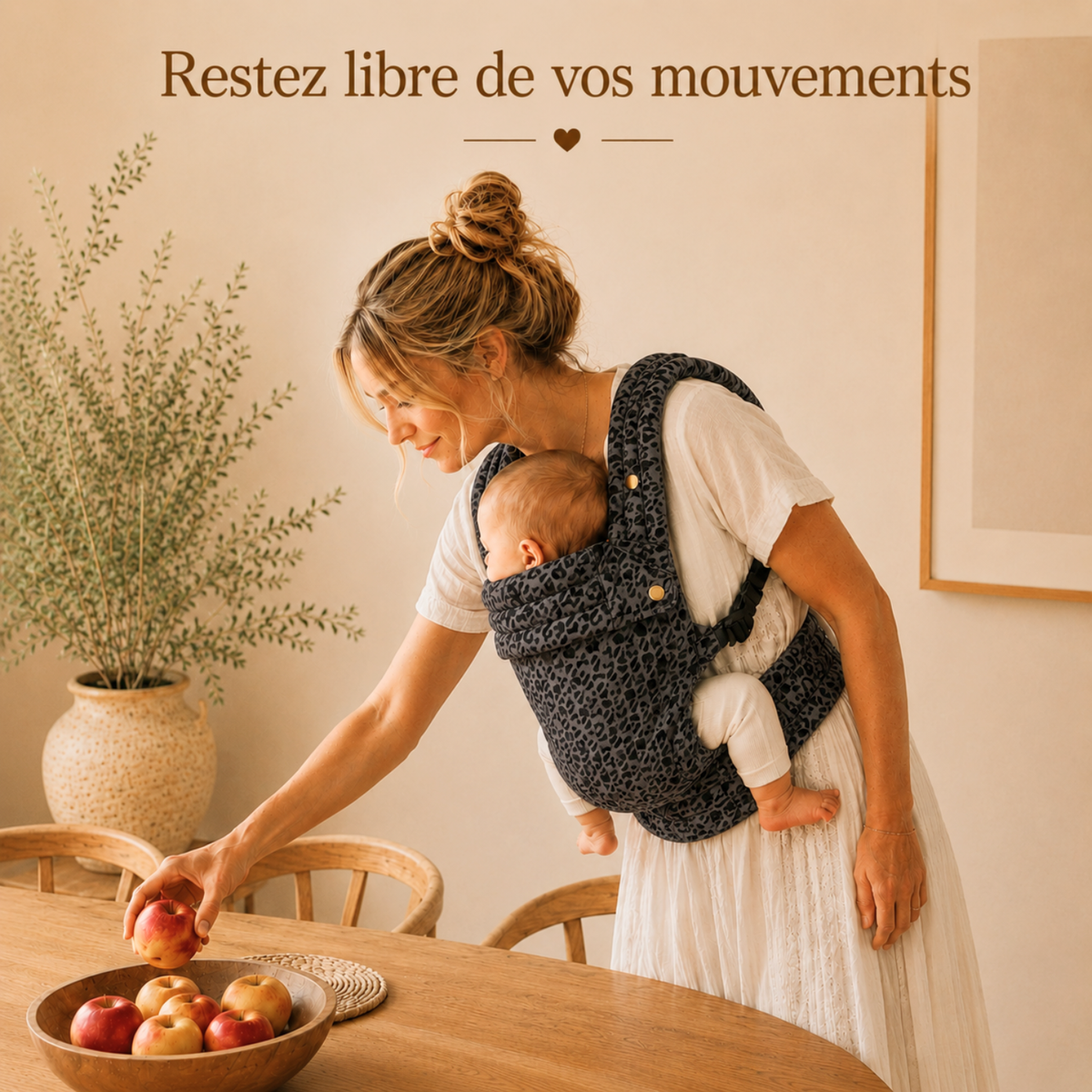Porte-bébé noir - Doucly Onyx