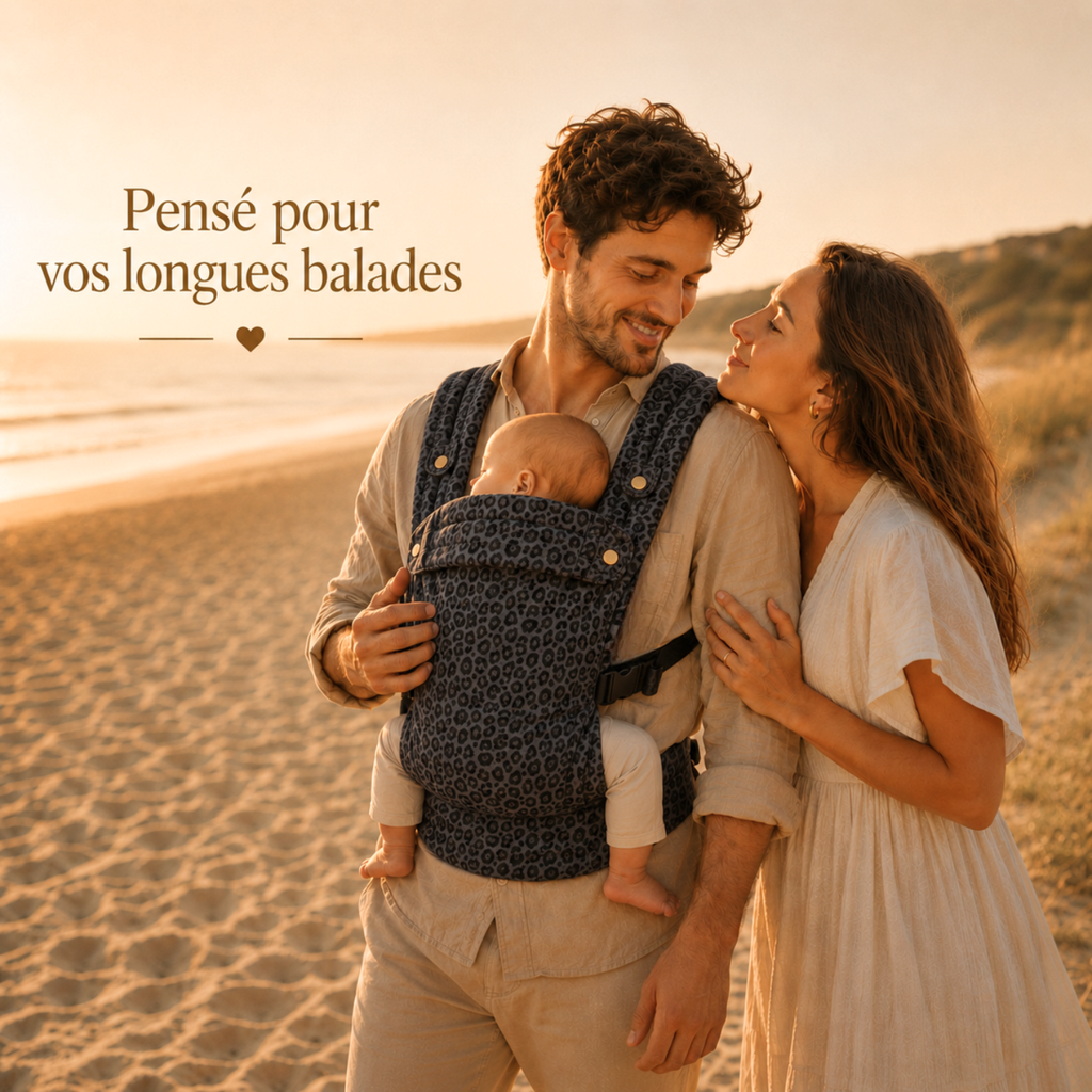 Porte-bébé noir - Doucly Onyx
