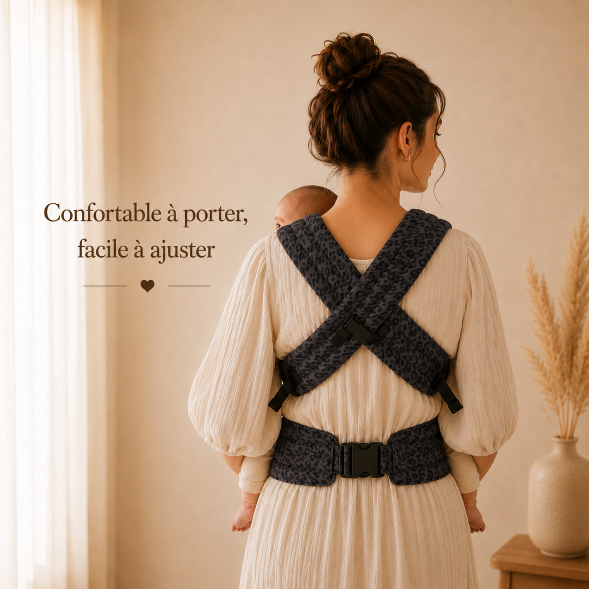 Porte-bébé noir - Doucly Onyx
