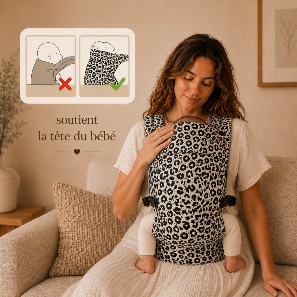 Porte-bébé noir - Doucly Onyx