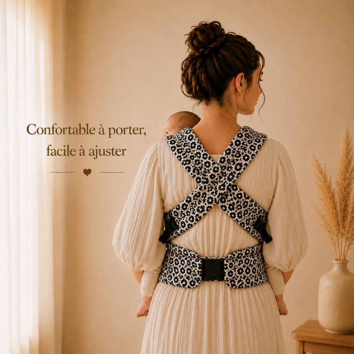 Porte-bébé noir - Doucly Onyx