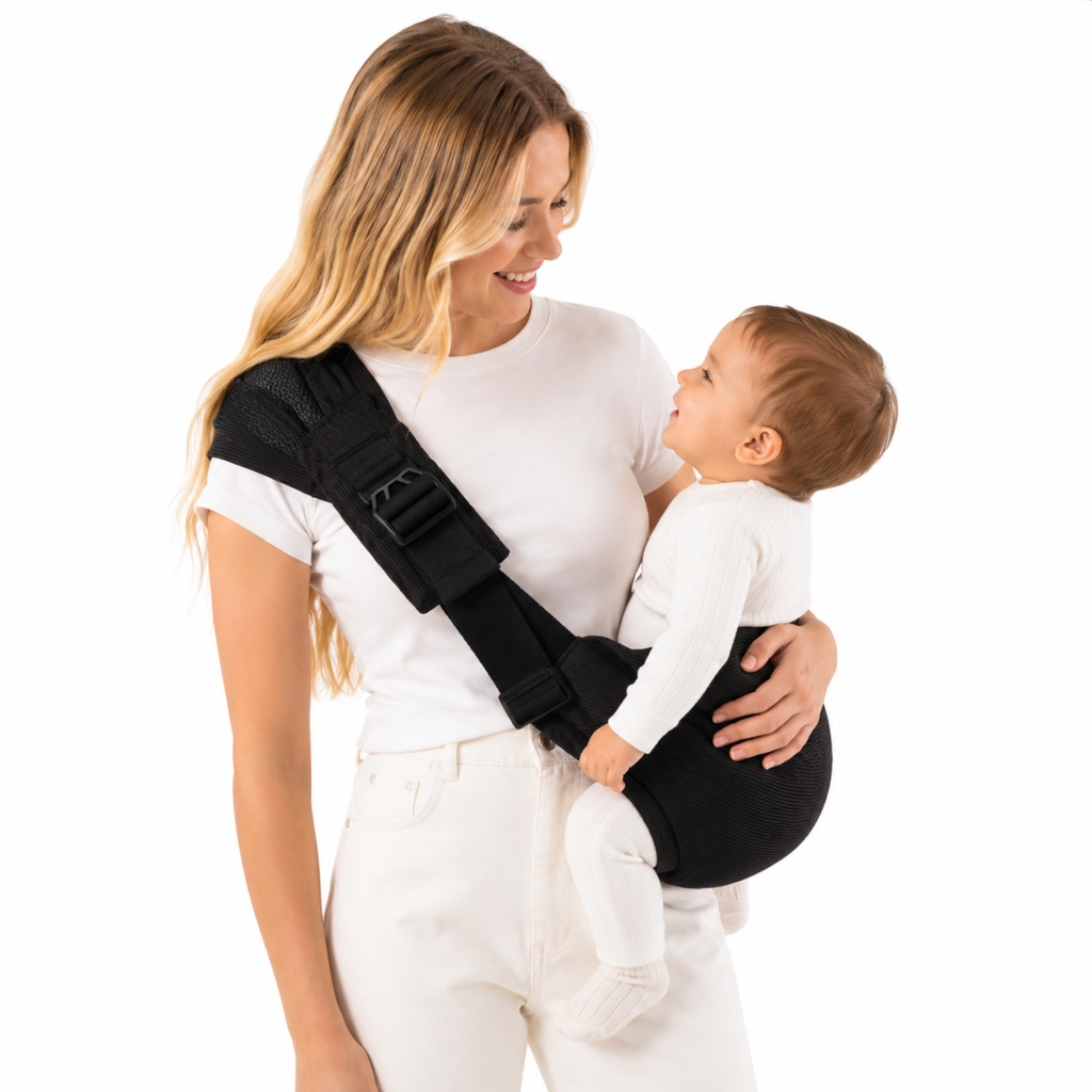 Porte-bébé noir – Doucly Eclipse