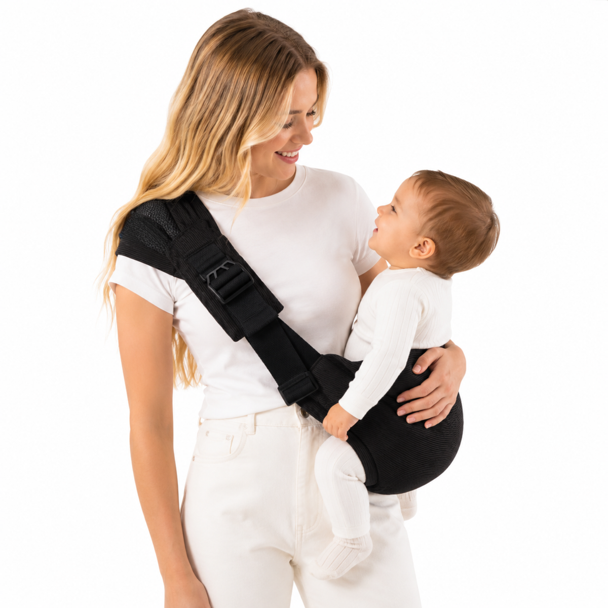 Porte-bébé noir – Doucly Eclipse