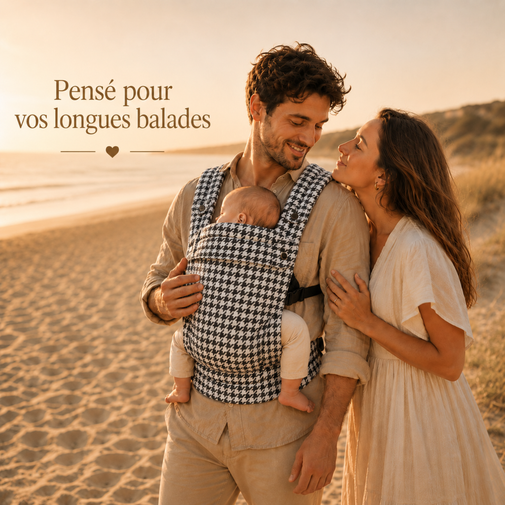 Porte-bébé noir - Doucly Onyx