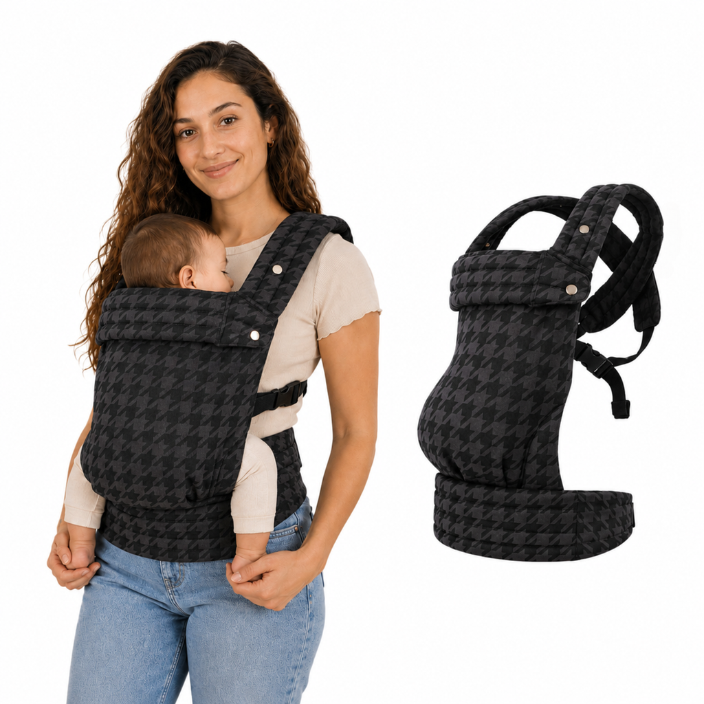 Porte-bébé noir signature - Doucly Eclipse