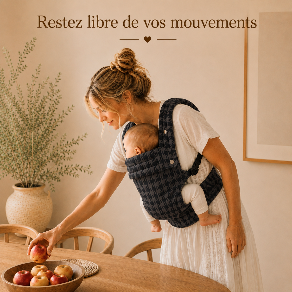 Porte-bébé noir - Doucly Onyx