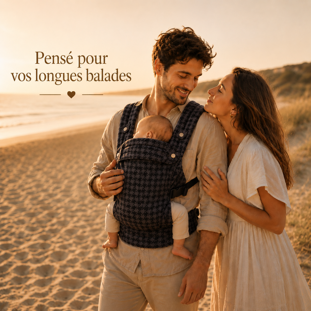 Porte-bébé noir - Doucly Onyx