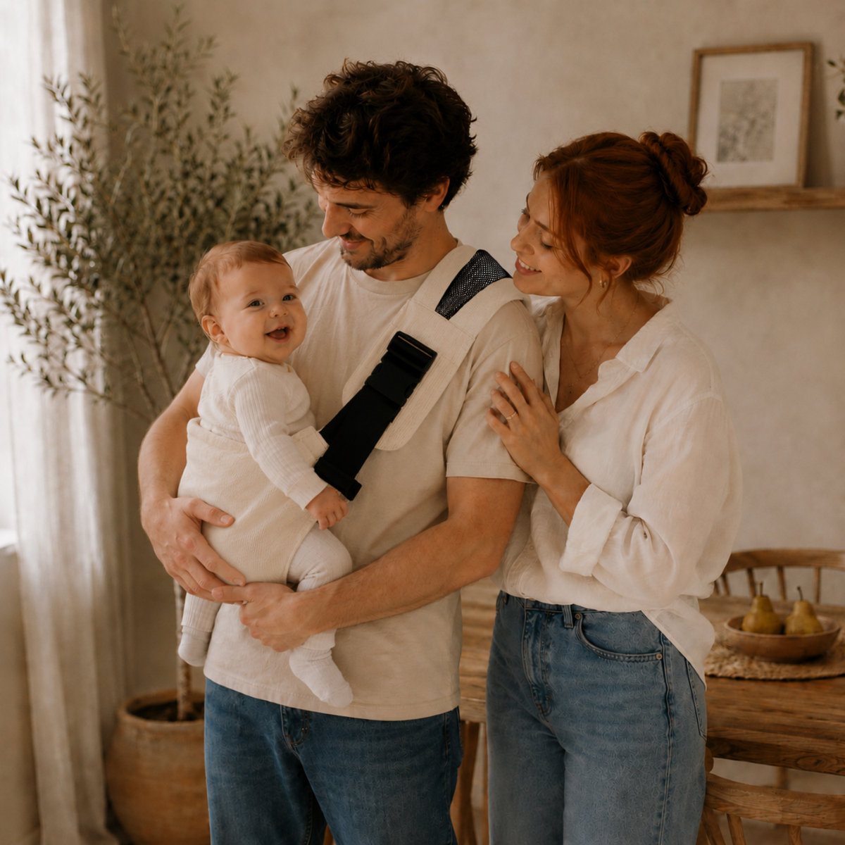 Porte-bébé beige – Doucly Coco