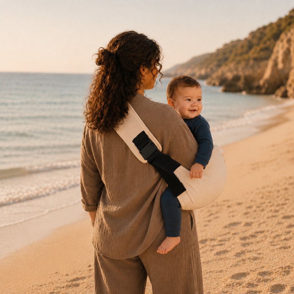Porte-bébé beige – Doucly Coco