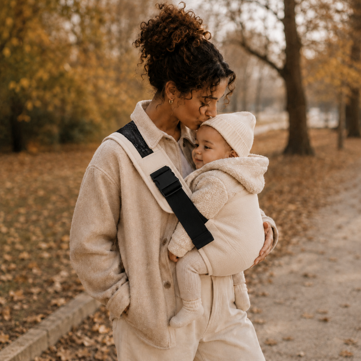 Porte-bébé beige – Doucly Coco